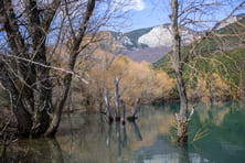 Бирюзовое озеро над Партенитом