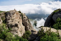 южная демерджи облака в горах Крыма