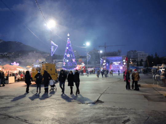 Ялта на новый год в Крыму