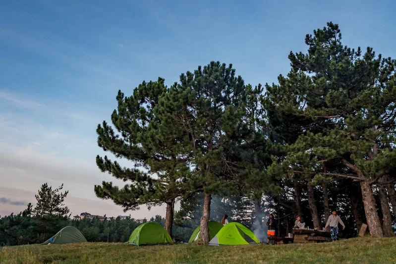 Палаточный лагерь на Ай-Петри