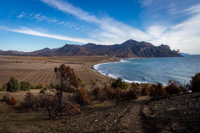 Одиночный поход по Крыму в ноябре из Феодосии в Рыбачье