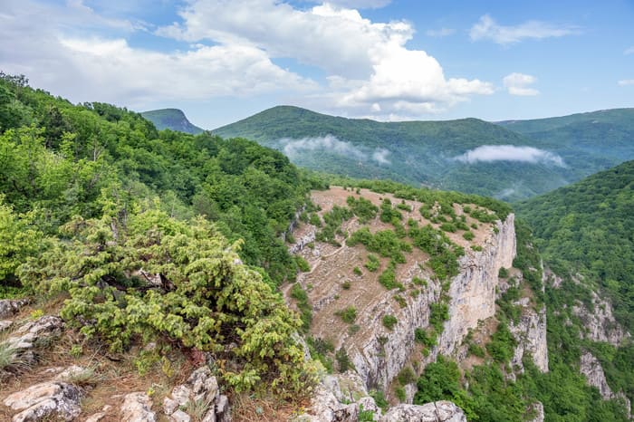 большой каньон Крыма после дождя пеший поход с гидом