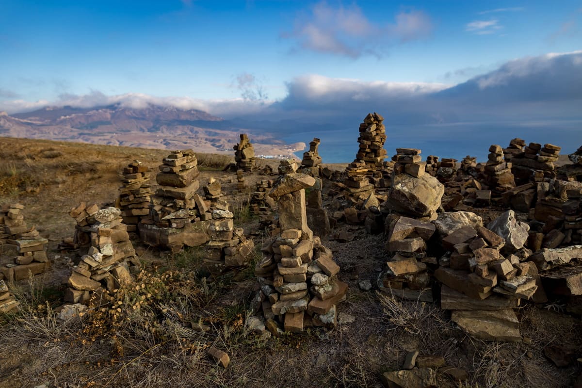 Поход по Крыму каменные идолы - Солнечная долина