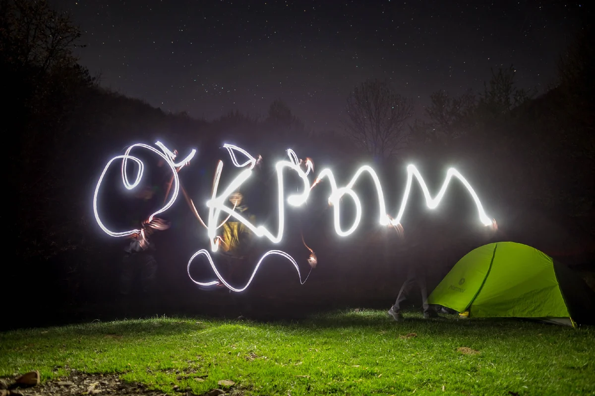 Ночная съемка в Крыму